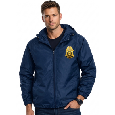 Navy Windbreaker